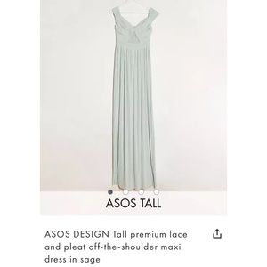 Formal Mint Green Dress ASOS Tall